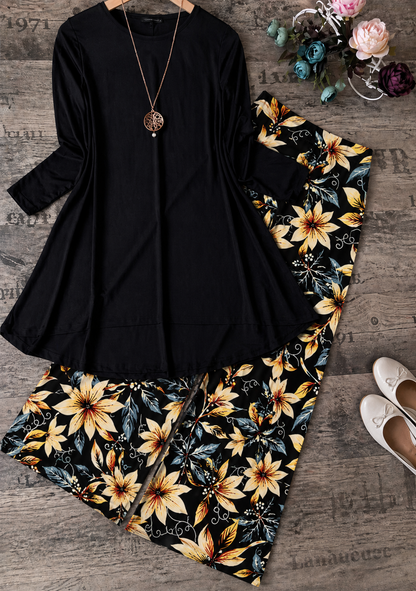 2Pc Stitched ladies dress - Trendy, Comfortable, linen dress Easy to Wear casual dress , for ladies