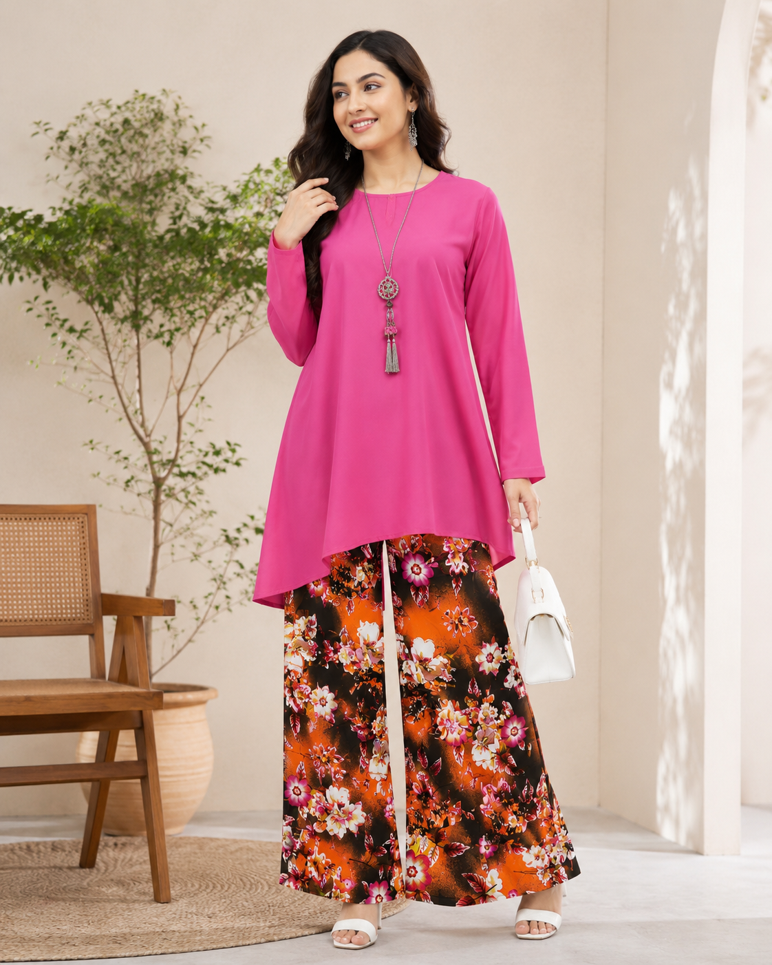 2Pc Stitched ladies dress - Trendy, Comfortable, linen dress Easy to Wear casual dress , for ladies