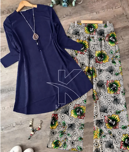 2Pc Stitched ladies dress - Trendy, Comfortable, linen dress Easy to Wear casual dress , for ladies