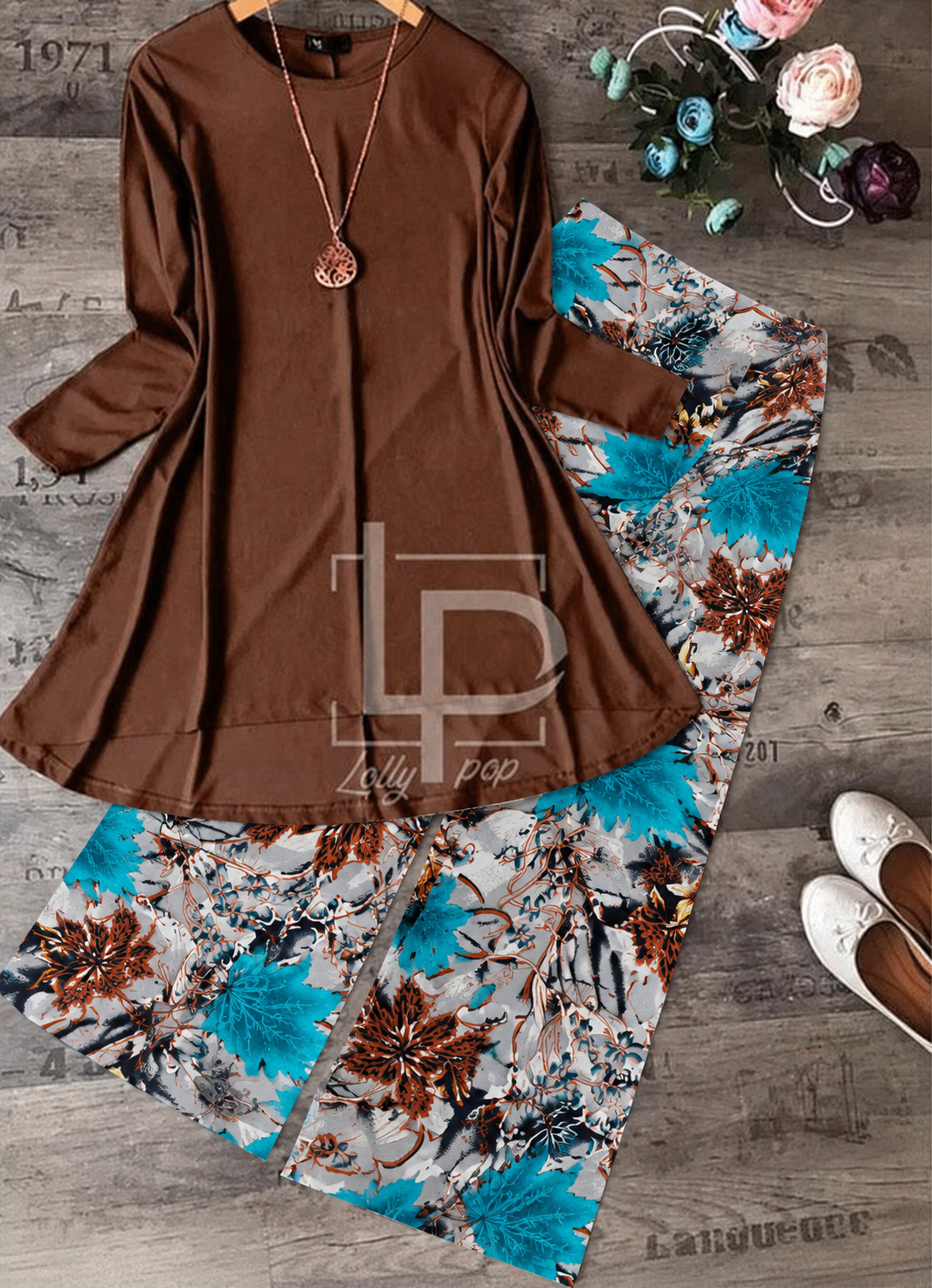 2Pc Stitched ladies dress - Trendy, Comfortable, linen dress Easy to Wear casual dress , for ladies